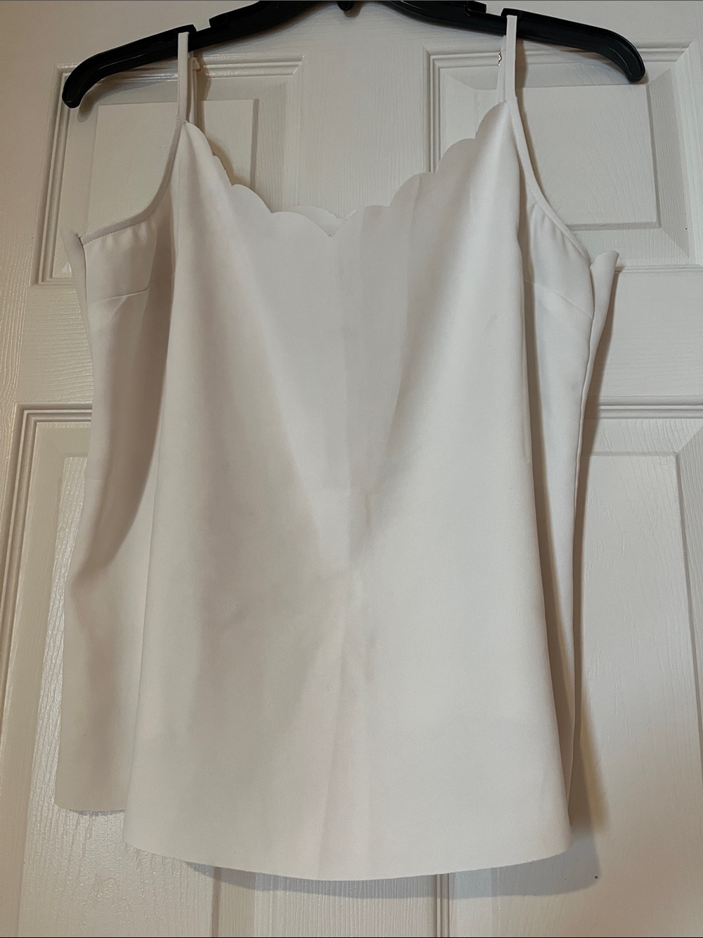 Ted Baker Cream-White Scallop-Edge Camisole